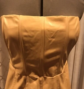 ZARA Vegan Leather Mini Dress. SizeXL - Picture 1 of 5