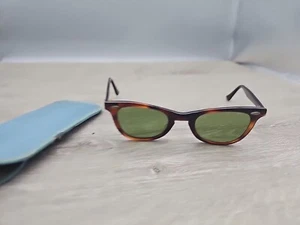 Vintage AMERICAN OPTICAL 46-22-Demi Amber Tortoise Shell FRAMES ONLY - Picture 1 of 19