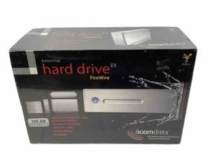 Acomdata External Hard Drive E5 Fire Wire-160 GB-7200 RPM-New & Sealed - Picture 1 of 8