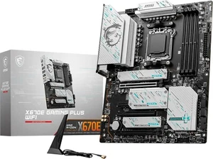 MSI X670E GAMING PLUS WIFI AM5 AMD RYZEN 7000-9000 DDR5 ATX GAMING MOTHERBOARD - Picture 1 of 7