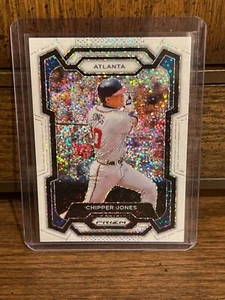 2024 Panini Prizm White Sparkle Pack Chipper Jones White Sparkle Prizm SSP - Picture 1 of 2