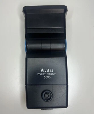 Vivitar Zoom Thyristor 3500 Shoe Mount Flash - UNTESTED - Image 1 of 4