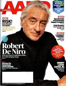 AARP Magazine - February/March 2024 - Robert DeNiro on cover - Bild 1 von 2