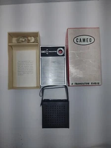 Radio 6 Transistores Funcionando CAMEO 6 Modelo 1136 Caja Original De Colección - Imagen 1 de 6