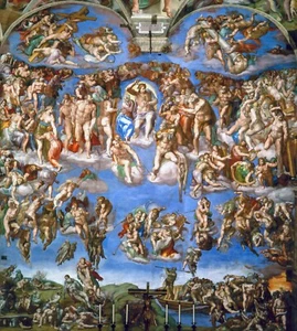 11733.Decor Poster.Room Wall art design.Michelangelo painting The Last Judgment - Picture 1 of 1