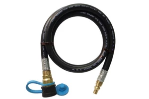 Manguera de gas MB Sturgis 72" propano LP 1/4" macho hembra desconexión rápida HECHA EN EE. UU. - Imagen 1 de 1