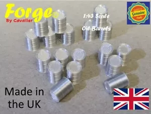 18 Nuovi Barili Tamburo Olio Alluminio Modelli Scala 1:43 Accessori Diorama Camion - Foto 1 di 7
