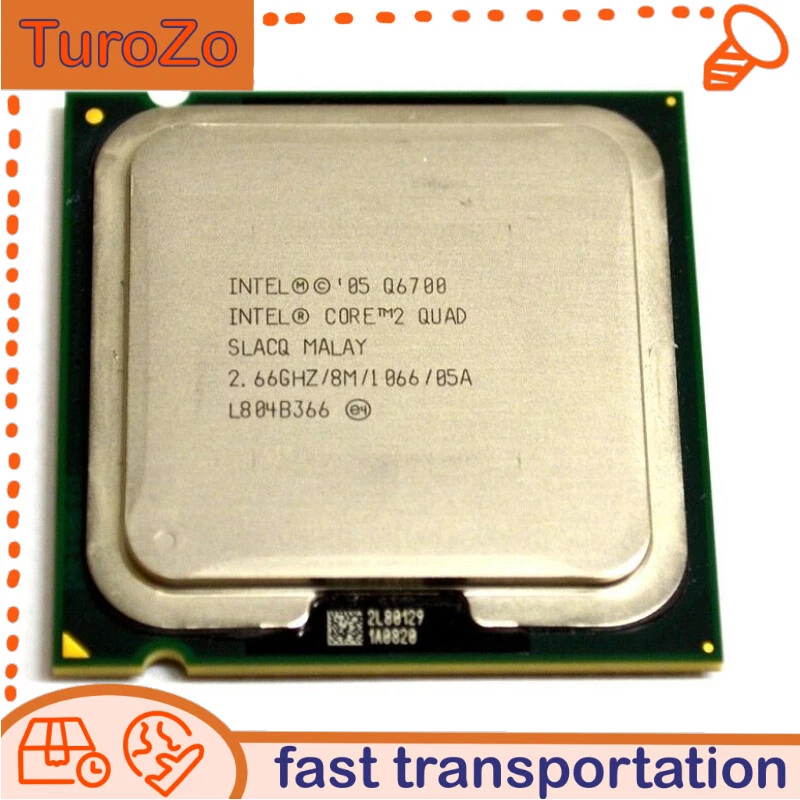 Intel Core 2 Q6700 Quad 2.66 GHz 1066MHz 8MB LGA 775 8MB L2 SLACQ CPU Processor - Image 1 of 2