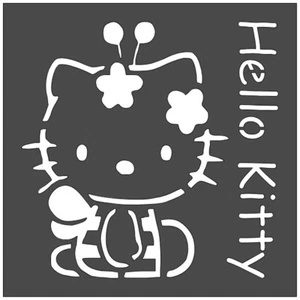 10"x10" Plastic Stencil - Hello Kitty (MC729)***** - Picture 1 of 3