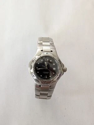 TAG HEUER KIRIUM WL131D BLACK DIAL SS QUARTZ LADIES WATCH FOR PARTS OR REPAIRS - Image 1 of 4