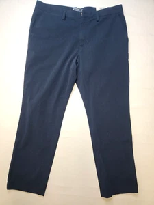 NWT Club Room Men's Four-Way Stretch Pants Navy 36x30 - Foto 1 di 6