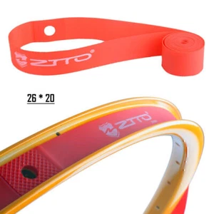 Red ZTTO Rim Liner Bicycle Tire MTB Road Bike 700c 26" PVC Tape Pad US Stock - Picture 1 of 5