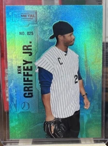 2022 Skybox Metal Universe Champions - Aqua #025 Ken Griffey Jr - Picture 1 of 2