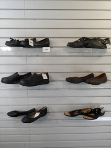 Lote de 6 Pares Zapatos Mujer Talla 7.5 Tacones Botas Planas Mocasín Zapatilla Sandalia 1002 - Imagen 1 de 12