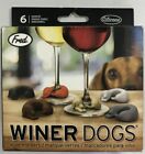 Fred Winer Dogs Dachshund Dog Drink Wine Markers, Set Of 6