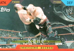 2006 Konami Insider Topps WWE Restricted Access Card Game Kane - Picture 1 of 1