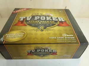 Deluxe TV Poker Game - Texas Hold'em - Blackjack - Video Poker Party Game - Picture 1 of 8