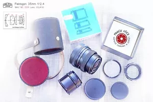 CLA'd Carl Zeiss Jena FLEKTOGON 35mm f/2.4 M42 Praktica MC DDR auto NEAR MINT - Picture 1 of 10