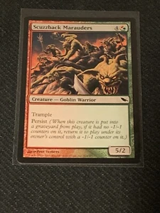 Magic the Gathering Shadowmoor Scuzzback Marauders - Picture 1 of 2