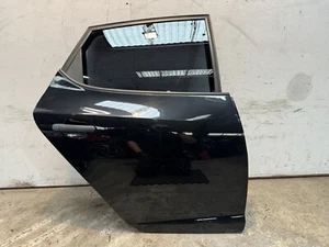 SEAT IBIZA 6J 2012 REAR RIGHT DRIVER SIDE BLACK DOOR WITH GLASS #8A - Picture 1 of 7