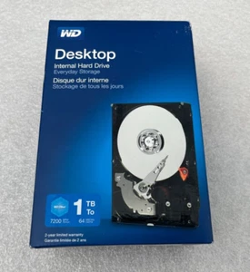 Western Digital Desktop 1 TB, interno, 7200 RPM, 3,5" (WDBH2D0010HNC) - Foto 1 di 4