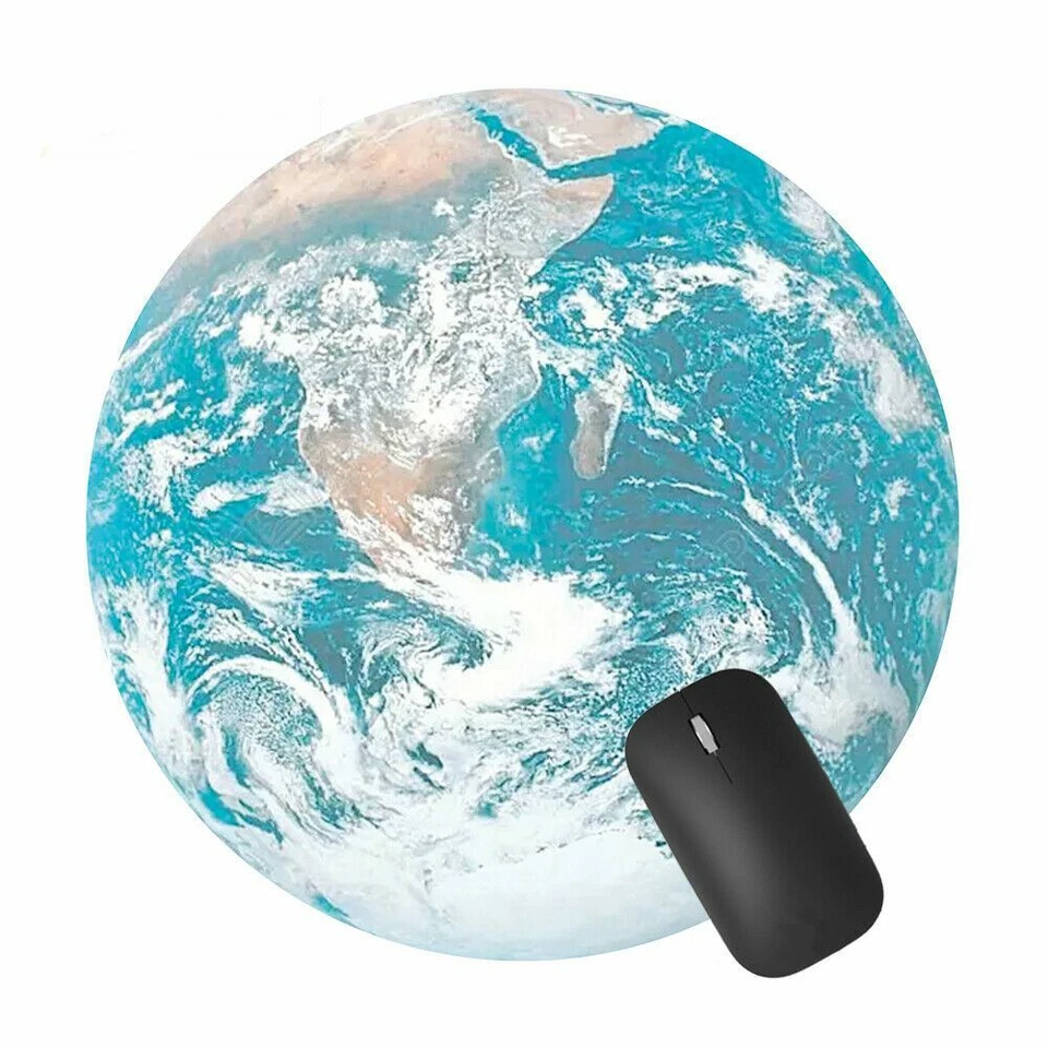 Mousepad Space Gaming Mouse Mat Pad Non-Slip Circle Designs For Computer PC Desk - Image 1 of 4