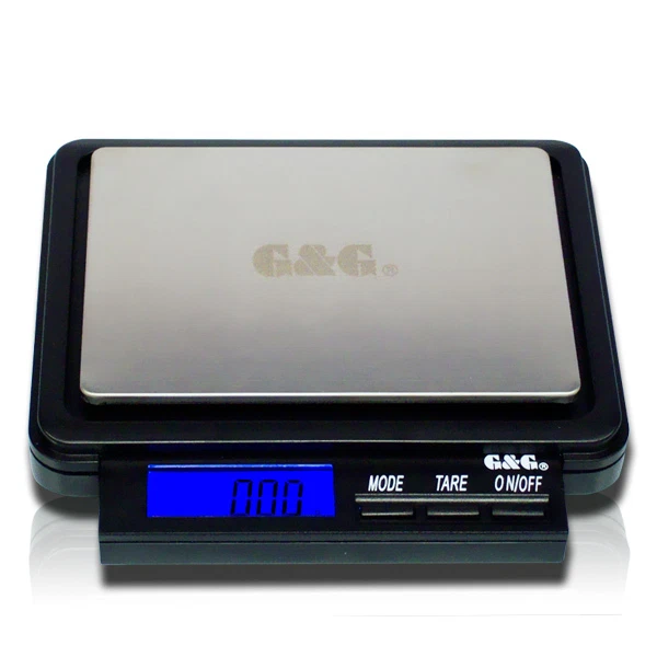 G&G F 1000g/0,05g Feinwaage Digital-Waage Goldwaage Waage Taschenwaage
