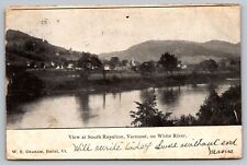 Postcard: View at South Royalton, White River VT, Undivided Back, Posted 1906