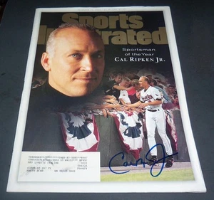 CAL RIPKEN JR. REVISTA ILUSTRADA DEPORTIVA FIRMADA 18 DE DICIEMBRE 1995 AUTOMÁTICA - Imagen 1 de 1
