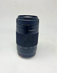 SONY Lens AF 75-300mm F/4.5-5.6 SAL75300 Telephoto-A mount lens/Black-Excellent - Picture 1 of 8