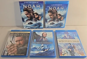 4 Russell Crowe Blu Rays ~ Noah, Robin Hood, Winter Tales & Master / Commander - Bild 1 von 15