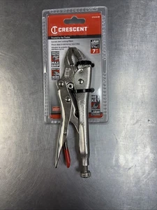 Crescent 7-Inch Curved Jaw Locking Plier w/ Wire Cutter - Picture 1 of 2