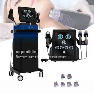 Fractional Gold R-F Cold Hammer Facial Machine Face Lift Anti-Aging Skin Care - Picture 1 of 19