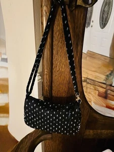 Vera Bradley~Little Girl~Navy Blue/Flowers~Print Crossbody Purse~Slightly Used~ - Picture 1 of 10