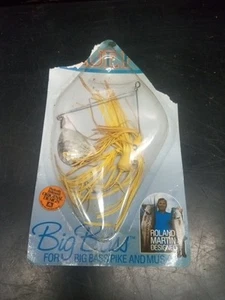 Blue Fox Big Bass Spinnerbait Roland Martin vecchio stock aperto usato - Foto 1 di 5