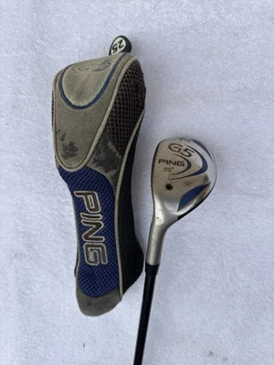 Ping G5 5 Hybrid 25° Graphite Shaft Regular Flex  LEFT HANDED Golf - Image 1 of 4