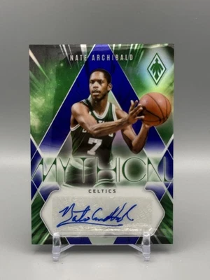 2023-24 Phoenix Tiny Nate Archibald Mythical Auto Blue 22/25 MA-NAB Celtics - Image 1 of 2