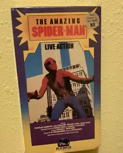 The Amazing Spider-Man Live Action Movie VHS 1977 Marvel Comics Never Opened - Picture 1 of 7