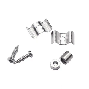 1 Pair Metal String Tree Guide Retainer for Fender  & SQ Electric Guitar W1W7 - Picture 1 of 8