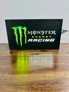 Monster Energy Racing - Bright Light Up Artwork / LED Wall Art / Display - Picture 1 of 4