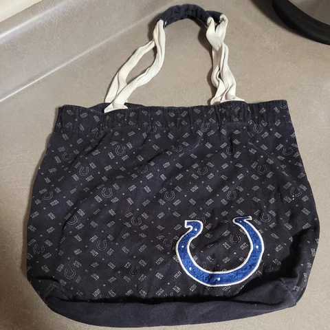 Women's Indianapolis Colts Black Shoulder Bag Purse Cover
