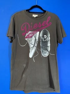 Diesel Brown Graphic T-shirt Size: XL - Picture 1 of 6