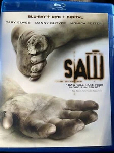 Saw (2004) Original Film Blu Ray/DVD Set Cary Elwes, Danny Glover, Shawnee Smith - Picture 1 of 1
