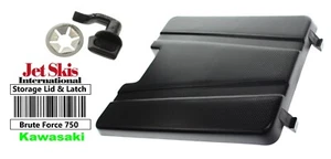 NUEVO 2012 - 2023 GENUINO KAWASAKI FUERZA BRUTA 750 CUBIERTA CAJA DE ALMACENAMIENTO Y PESTILLO - Imagen 1 de 6