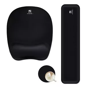 Ergonomic Keyboard Wrist Rest Pad and Mouse Pad Hand Support for Laptop Compu... - Picture 1 of 7
