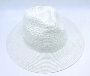 New Womens White Beachy Summer Cowboy Hat NWT #HS1215169WHITE - Picture 1 of 3