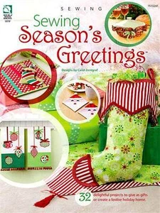 NEW SEWING SEASONS GREETINGS 32 DELIGHTFUL PROJECTS - Picture 1 of 12