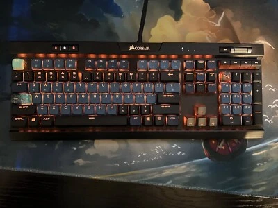Corsair K70 RGB MK.2 RAPIDFIRE (CH9109018NA) Wired Gaming Keyboard CUSTOM KEYS - Image 1 of 4