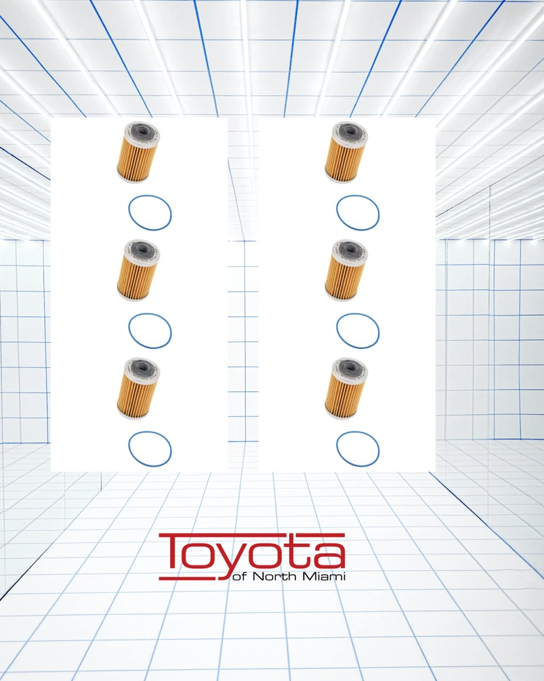 6 Pack Genuine GM ACDelco Engine Oil Filter OEM PF2129G PF2129GF - Imagem 1 de 1