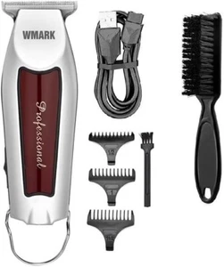 WMARK Detail Trimmer Zero Gap Balding Shaver Beard Outliner Hair Clipper T-Blade - Picture 1 of 9